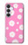 S3500 Motif floral rose Etui Coque Housse pour Samsung Galaxy S25 FE, S26 FE