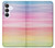 S3507 Coloré Arc-en-ciel pastel Etui Coque Housse pour Samsung Galaxy S25 FE, S26 FE