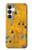 S3528 Bullet Rouille Jaune Métal Etui Coque Housse pour Samsung Galaxy S25 FE