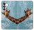 S3680 Girafe de sourire mignon Etui Coque Housse pour Samsung Galaxy S25 FE