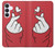 S3701 Mini signe d'amour de coeur Etui Coque Housse pour Samsung Galaxy S25 FE
