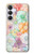 S3705 Fleur florale pastel Etui Coque Housse pour Samsung Galaxy S25 FE