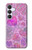S3710 Coeur d'amour rose Etui Coque Housse pour Samsung Galaxy S25 FE, S26 FE