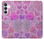 S3710 Coeur d'amour rose Etui Coque Housse pour Samsung Galaxy S25 FE, S26 FE