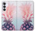 S3711 Ananas rose Etui Coque Housse pour Samsung Galaxy S25 FE