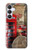 S3856 Vintage Londres Britannique Etui Coque Housse pour Samsung Galaxy S25 FE