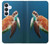 S3899 Tortue de mer Etui Coque Housse pour Samsung Galaxy S25 FE