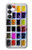 S3956 Graphique de boîte à palette aquarelle Etui Coque Housse pour Samsung Galaxy S25 FE, S26 FE