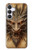 S3981 Vieille carte avec tête de dragon Etui Coque Housse pour Samsung Galaxy S25 FE