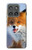 S0417 Renard Etui Coque Housse pour Motorola Edge (2025)