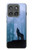 S0935 Loup Hurlant dans la forêt Etui Coque Housse pour Motorola Edge (2025)