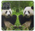 S1073 Panda Prenez plaisir à manger Etui Coque Housse pour Motorola Edge (2025)