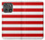 S2364 Rouge et blanc rayé Etui Coque Housse pour Motorola Edge (2025)