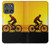 S2385 Vélo Vélo Coucher de soleil Etui Coque Housse pour Motorola Edge (2025)