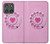 S2847 Rose Rétro téléphone Rotatif Etui Coque Housse pour Motorola Edge (2025)