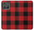 S2931 Rouge Buffle motif de vérification Etui Coque Housse pour Motorola Edge (2025)