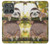 S3138 Peinture mignon bébé Sloth Etui Coque Housse pour Motorola Edge (2025)