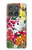 S3205 Fleurs Art Retro Etui Coque Housse pour Motorola Edge (2025)