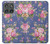 S3265 Motif Fleur millésimé Etui Coque Housse pour Motorola Edge (2025)