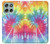 S1697 Tie Dye coloré imprimé graphique Etui Coque Housse pour Motorola Moto G56