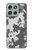 S2186 Gris Camo Camouflage Imprimé graphique Etui Coque Housse pour Motorola Moto G56
