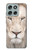 S2399 Lion Visage Etui Coque Housse pour Motorola Moto G56