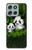 S2441 Forêt de Bambous de la famille Panda Etui Coque Housse pour Motorola Moto G56
