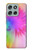 S2488 Tie Dye Couleur Etui Coque Housse pour Motorola Moto G56