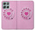 S2847 Rose Rétro téléphone Rotatif Etui Coque Housse pour Motorola Moto G56