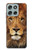 S2870 Lion Roi des Bêtes Etui Coque Housse pour Motorola Moto G56