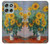 S2937 Claude Monet Bouquet de tournesols Etui Coque Housse pour Motorola Moto G56