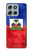 S3022 Haïti Drapeau Etui Coque Housse pour Motorola Moto G56