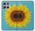 S3039 Tournesol Bleu millésimé Etui Coque Housse pour Motorola Moto G56