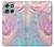 S3050 Pastel Fleurs millésimé Etui Coque Housse pour Motorola Moto G56