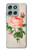 S3079 Rose Rose millésimé Etui Coque Housse pour Motorola Moto G56