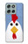 S3254 Poulet Dessin animé Etui Coque Housse pour Motorola Moto G56