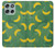 S3286 Motif banane Etui Coque Housse pour Motorola Moto G56