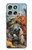 S3331 Peter Paul Rubens Tigre und Lowenjagd Etui Coque Housse pour Motorola Moto G56