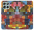 S3341 Paul Klee Raumarchitekturen Etui Coque Housse pour Motorola Moto G56