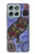 S3387 Platypus Art aborigène d'Australie Etui Coque Housse pour Motorola Moto G56