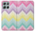 S3514 Arc en ciel Zigzag Etui Coque Housse pour Motorola Moto G56
