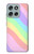 S3810 Vague d'été licorne pastel Etui Coque Housse pour Motorola Moto G56