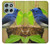 S3839 Oiseau bleu du bonheur Oiseau bleu Etui Coque Housse pour Motorola Moto G56