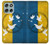 S3857 Colombe de la paix drapeau ukrainien Etui Coque Housse pour Motorola Moto G56