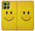 S1146 Sourire Soleil Jaune Etui Coque Housse pour Motorola Moto G86