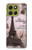 S2211 Carte postale de Paris Tour Eiffel Etui Coque Housse pour Motorola Moto G86