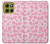 S2213 Motif rose Léopard Etui Coque Housse pour Motorola Moto G86