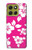 S2246 Motif rose Hawai Hibiscus Etui Coque Housse pour Motorola Moto G86