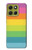 S2363 Arc en ciel Motif Etui Coque Housse pour Motorola Moto G86