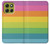 S2363 Arc en ciel Motif Etui Coque Housse pour Motorola Moto G86